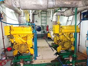 fishing vessel engine room